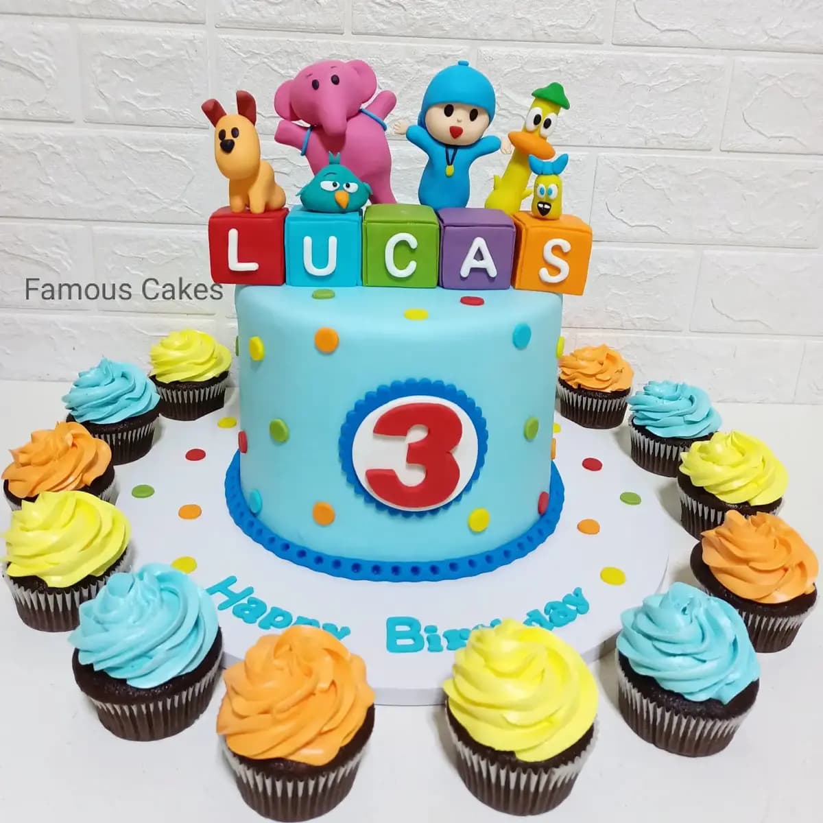 Pocoyo Cake