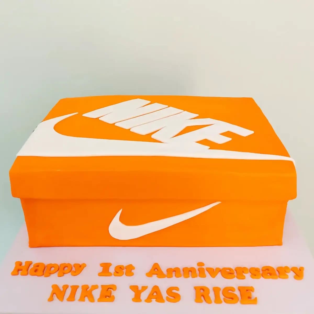Branded corporate cake for an office event